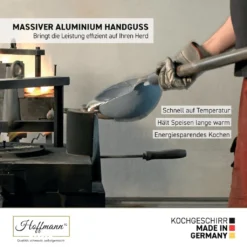 Hoffmann TC Induktionspfanne 24 Cm Antihaftbeschichtet I Innenhöhe 7 Cm Ohne Glasdeckel I Germany -Angebote Gourmet Kueche Store 76c26f04063717e393823c520270a711