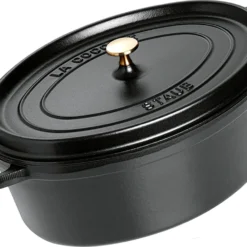 STAUB Cocotte Oval 37cm Schwarz -Angebote Gourmet Kueche Store 7959fffaf3d6e7da49ee0506fb45b39d
