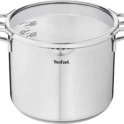 TEFAL Nordica H852SA55 Stahl-Topfset Mit Deckel 10-teilig, Topf: 18/20/24 Cm, Kochtopf Hoch 22cm, Rondel 16cm -Angebote Gourmet Kueche Store 79a6ff4cfe79d80d2cb9294f3e4275b6