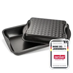 Zenker XXL-Bräter Mit Deckel, Schwarz/Rot, 7200 -Angebote Gourmet Kueche Store 7e52f0284917a5261b4390bbc85db9bc