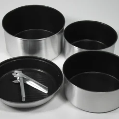 Camping Kochgeschirr Alu Mit Antihaftbeschichtung 5 Teilig Senior