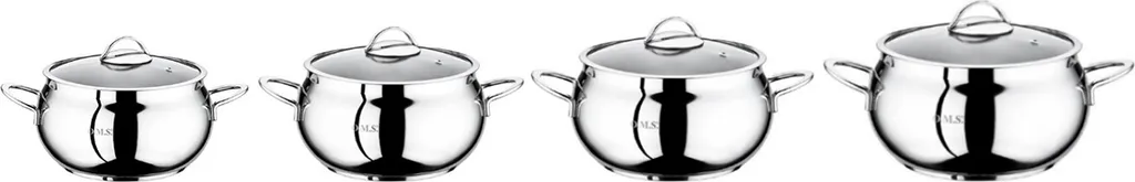 OMS Kochtopf Töpfe Suppentopf Universaltopf 18/10 Edelstahl Induktion Tencere, Liter & Maße:1.4 Liter 14x9 Cm 5 OMS Kochtopf Töpfe Suppentopf Universaltopf 18/10 Edelstahl Induktion Tencere, Liter & Maße:1.4 Liter 14x9 Cm – Bild 3