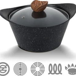 Fiora Topfset 19 Teilig Antihaftbeschichtung Aluguss Induktion Für Alle Herdarten Spülmaschinengeeignet Kochtöpfe Mit Pfannen -Angebote Gourmet Kueche Store 92b47fc374bcde0c93b749eb51a43a6e