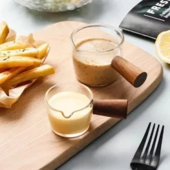 90ml Mini-Milchtopf Aus Glas, Saucenpfanne Mit Einzelnen Ausläufen, Milchbecher Für Westliches Restaurant Mini-Milchkännchen -Angebote Gourmet Kueche Store 95cb7e76826c57e6209470d66cba7d14