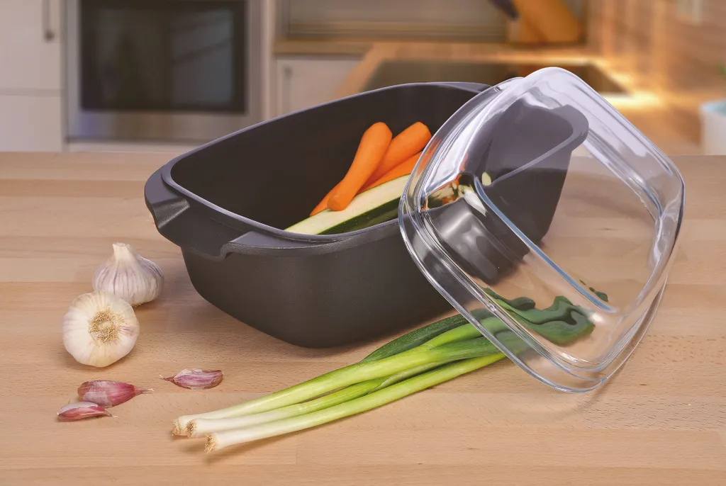 Aluguss Bräter Mit 2-facher Antihaft-Beschichtung - Füllmenge Ca. 5,6 Liter 4 Aluguss Bräter Mit 2-facher Antihaft-Beschichtung - Füllmenge Ca. 5,6 Liter – Bild 2