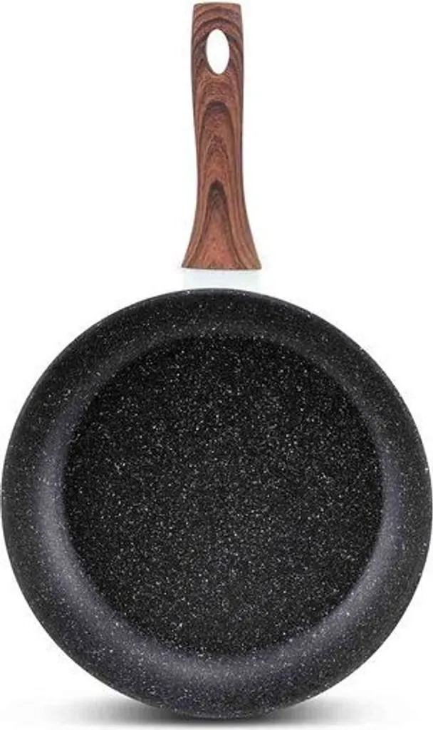 Weiße Keramik-Marmortöpfe Mit Bratpfanne Und Wok Set 15-teiliges 13 Weiße Keramik-Marmortöpfe Mit Bratpfanne Und Wok Set 15-teiliges – Bild 11