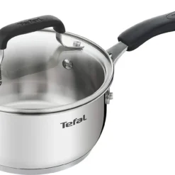 Tefal G7155S14 Cook&Cool Edelstahl Topfset 5-teilig Mit Glasdeckel Inkl. 28 Cm Bratpfanne Mit ThermoSpot, Für Alle Herdarten -Angebote Gourmet Kueche Store 9beaaea8e19c0804caf5bd81893a09ba