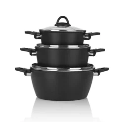 Bratoni Aluminium-Kochtopf Schwarz Mit Glasdeckel - Geschmiedet - 24 Cm Kochtopf Topf Glasdeckel Töpfe Suppentopf Deckel 24cm Geschmiedet Universaltopf 15 Bratoni Aluminium-Kochtopf Schwarz Mit Glasdeckel - Geschmiedet - 24 Cm Kochtopf Topf Glasdeckel Töpfe Suppentopf Deckel 24cm Geschmiedet Universaltopf -Angebote Gourmet Kueche Store 9cc5599f3f9baeda38cbcec09f9b3e12