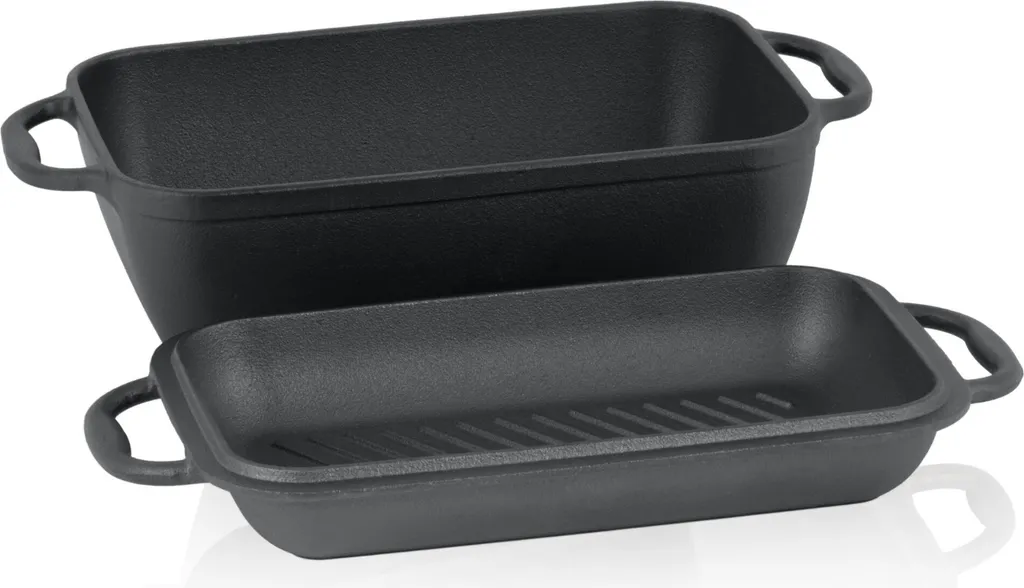 BBQ-Toro Gusseiserner Bräter Mit Deckel 4,5 Liter | 2in1 Gusseisenpfanne + Schmortopf, Gussbräter 8 BBQ-Toro Gusseiserner Bräter Mit Deckel 4,5 Liter | 2in1 Gusseisenpfanne + Schmortopf, Gussbräter – Bild 6