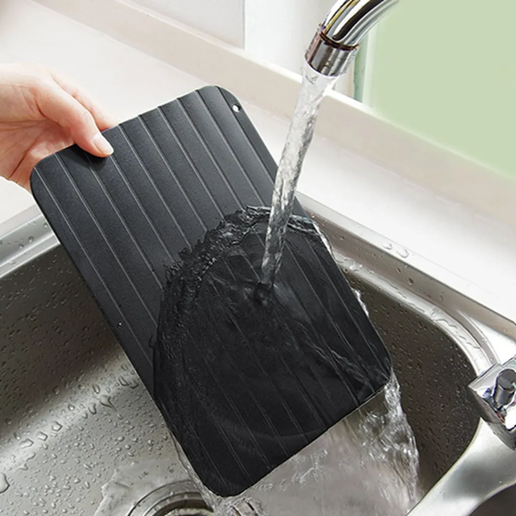 Schnellauftauschale Zum Auftauen Von Tiefkühlkost Fleischauftauplatte Schnellauftauplatte 35.5*20.5CM 9 Schnellauftauschale Zum Auftauen Von Tiefkühlkost Fleischauftauplatte Schnellauftauplatte 35.5*20.5CM – Bild 7