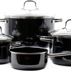 Silit Elegance Line Topfset Induktion, 4-teilig, Silargan Funktionskeramik, Töpfe Glasdeckel, Induktionstöpfe, Backofengeeignet -Angebote Gourmet Kueche Store a31531c78fd6591c989b7a69f580329f