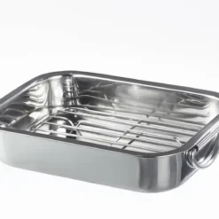 GSW Auflaufform Mit Grilleinsatz 40x28cm 7,2L Edelstahl Bratform - 809405