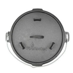 FireRocket Dutch Oven 6qt 5,5L Ohne Füße Premium Gusseisen Schmortopf Gusstopf Feuertopf Bräter Eingebrannt Niederländischer Kochtopf Verschiedene Größen -Angebote Gourmet Kueche Store a3440bc8eb2687aba0ec54e80b3a2687