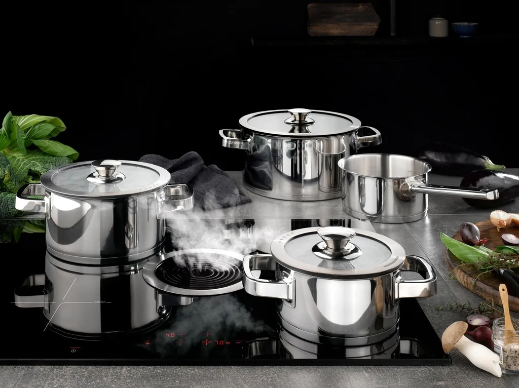 Kochtopf-Set - Edelstahl - Mit Deckel 5 Kochtopf-Set - Edelstahl - Mit Deckel – Bild 3