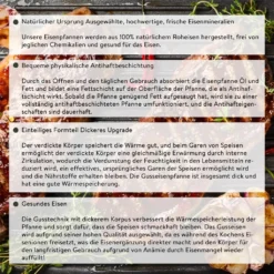 Mucola Gusseisen Feuertopf Gusstopf Inkl. Deckelgriff 2in1 Kochtopf & Pfanne 9,0L Dutch Oven Potjie Camping Kochgeschirr -Angebote Gourmet Kueche Store a88abcc219158915508221a16e91feb4