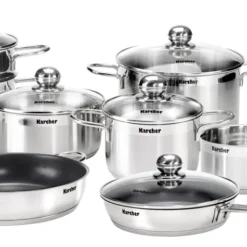 Karcher Kochtopfset JETTE, 14-tlg., Edelstahl -Angebote Gourmet Kueche Store a8f6ebda70ca83d2e5f7c6762c7aa3cd