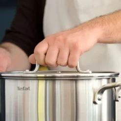 Tefal Virtuoso Topfset, 7-Teilig, Edelstahl - 7-Teiliges Set Aus 1x Stielkasserolle 16cm, 3x Kochtöpfen 16/20/24cm + 3x Deckel -Angebote Gourmet Kueche Store a9cea9e009a7213d3a14f42615f3cc75