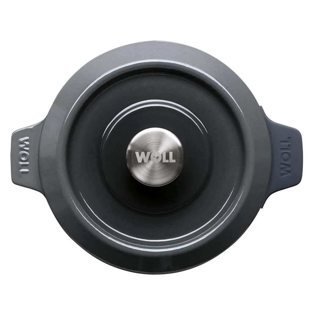 Woll IRON, Topf Mit Deckel, Ø 16 Cm, 8 Cm Hoch, 1.3 Liter, Inkl. Silikongriffe, Carbon Grey 6 Woll IRON, Topf Mit Deckel, Ø 16 Cm, 8 Cm Hoch, 1.3 Liter, Inkl. Silikongriffe, Carbon Grey – Bild 4