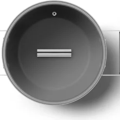 SMEG Kochtopf Mit Deckel Matt Schwarz - Ø 24 Cm / 4,6 Liter -Angebote Gourmet Kueche Store ab8b53d7b4b24c6d7bcff8b3e0d62c83