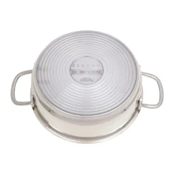 Serenk Modernist Collection Kochtopf, Schmortopf, Edelstahltopf, Universaltopf, Für Alle Herdarten, Auch Induktion, Unbeschichtet, Silber, Ø 20 Cm - 2,5 Liter -Angebote Gourmet Kueche Store b100e93643fca4d6a44994f343c1aeff