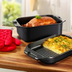 Karcher Bräter 2in1 (Aluguss, 8,7 Liter, Induktion, Inkl. Deckel Und Topfhandschuhen) Schwarz -Angebote Gourmet Kueche Store b4fa707cde27193926143148af1d4e60