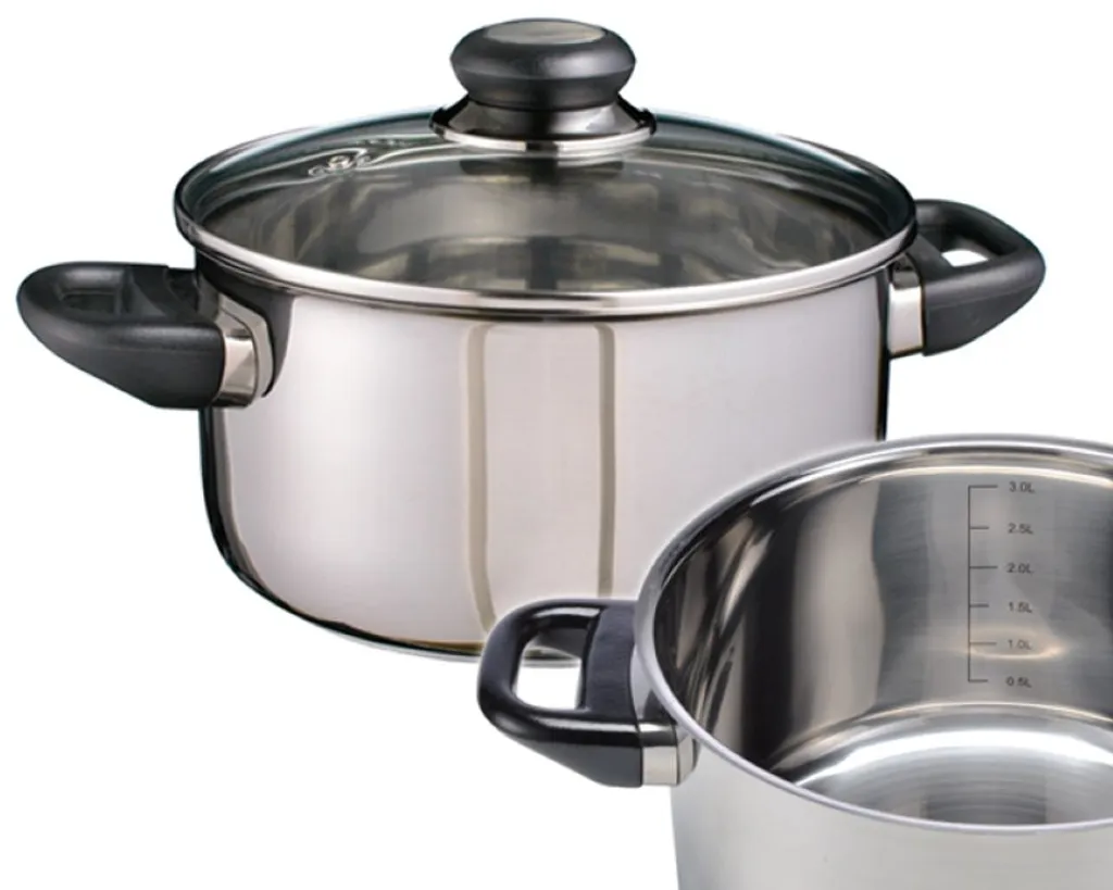 Edelstahl Fleischtopf 'Sylt' Kochtopf Koch Topf Brattopf Induktionsgeeignet 3,6L 4 Edelstahl Fleischtopf 'Sylt' Kochtopf Koch Topf Brattopf Induktionsgeeignet 3,6L – Bild 2