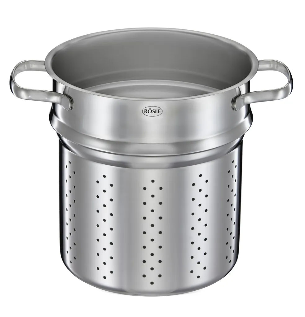 Rösle Pastatopf 20 Cm DIALOG Edelstahltopf Mit Pastaeinsatz 13154 4 Rösle Pastatopf 20 Cm DIALOG Edelstahltopf Mit Pastaeinsatz 13154 – Bild 2