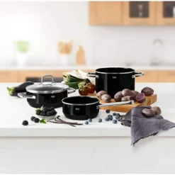 Silit Elegance Line Kochtopf Groß, 20 Cm, Glasdeckel, Bratentopf 2,4l, Topf Induktion, Silargan Funktionskeramik -Angebote Gourmet Kueche Store b77b644c2a00f35aff811da9c06822a0