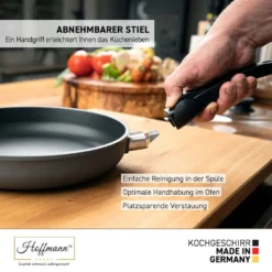 Hoffmann TC Induktionspfanne 24 Cm Antihaftbeschichtet I Innenhöhe 7 Cm Ohne Glasdeckel I Germany -Angebote Gourmet Kueche Store ba8150c1dff46354e17592184bb1bc3a