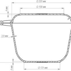 Gusseisen Topf 4L Gusseiserner Topf Ø 22cm Kochtopf Aus Gusseisen Mit Deckel-Bratpfanne -Angebote Gourmet Kueche Store bf6c568b17ddc4c619c9bf33379d39bd