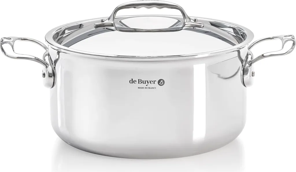 De Buyer Affinity Bratentopf Edelstahl Mit Deckel 28 Cm 8 De Buyer Affinity Bratentopf Edelstahl Mit Deckel 28 Cm – Bild 6