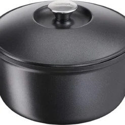 Tefal E2157014 AROMA INDUKTION Schmortopf Mit Deckel Gusseisen/Alu °24cm 4,8L