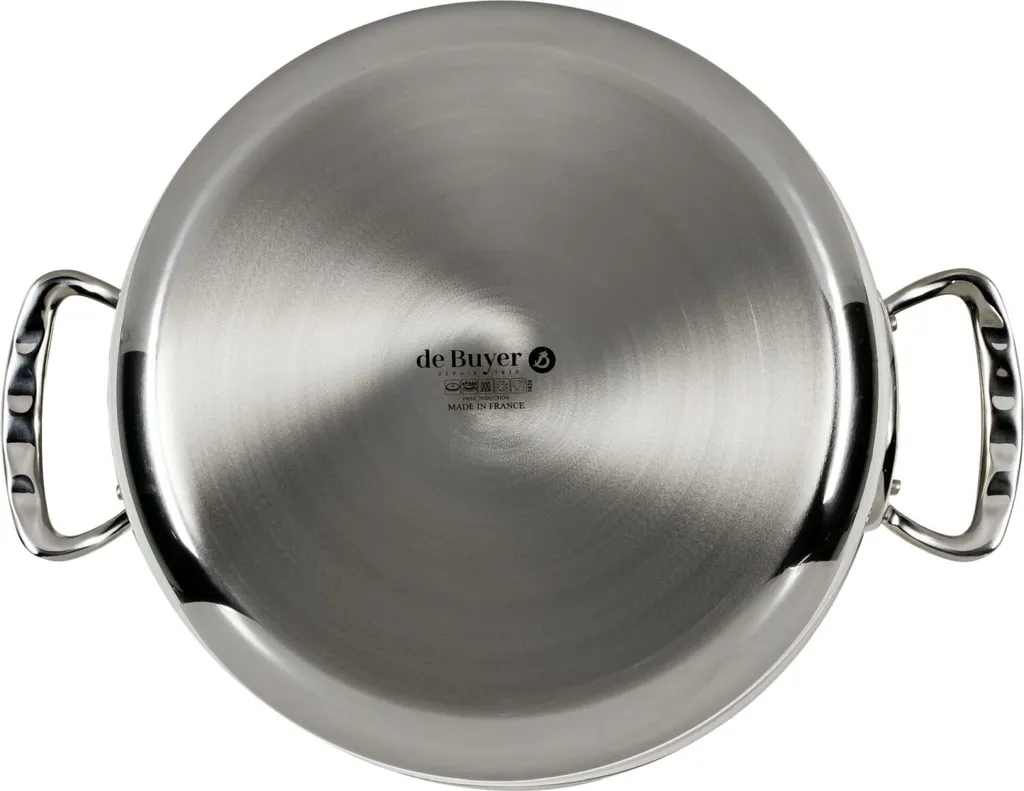 De Buyer Affinity Bratentopf Edelstahl Mit Deckel 28 Cm 5 De Buyer Affinity Bratentopf Edelstahl Mit Deckel 28 Cm – Bild 3