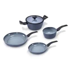 Moneta Aria Kochset, 5-tlg., Kochtopf, Bratpfanne, Topf, Pfanne, Stieltopf, Deckel, Aluminium, 0014126573 -Angebote Gourmet Kueche Store c821168319d2fe07c3df92a3ec277d8a