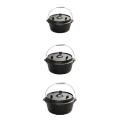 Dutch Oven | Feuertopf Qt 4.5 Ohne Füße Aus Gusseisen - Camping Bräter BBQ -Angebote Gourmet Kueche Store c8ad4f7f19222bc839c82f94a1167e4a