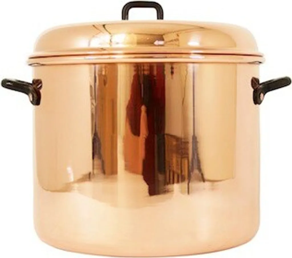 'CopperGarden®“ Kupfertopf 8L, (24cm) Glatt Mit Griffen (Eisen) & Deckel 4 'CopperGarden®“ Kupfertopf 8L, (24cm) Glatt Mit Griffen (Eisen) & Deckel – Bild 2