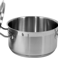 YATO Kochtopf Mit Deckel 20x10,5 3,3L Gastronomie Qualität Edelstahl Topf Gastro Induktion -Angebote Gourmet Kueche Store cb90728ab8bad78a7e0bccd7cc439356