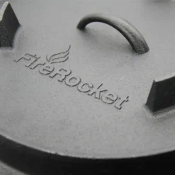 FireRocket Dutch Oven 6qt 5,5L Ohne Füße Premium Gusseisen Schmortopf Gusstopf Feuertopf Bräter Eingebrannt Niederländischer Kochtopf Verschiedene Größen -Angebote Gourmet Kueche Store ce7de128e3a19aedfd9825a1e6ab6690