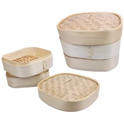 Bambus Dampfgarer Bambusdämpfer Bambussteamer Dampfgarset Aus Bambus Zum Dünsten Von Gemüse Fleisch Oder Fisch -Angebote Gourmet Kueche Store d4d7e98dbd1d6f9d36db3d435a986314