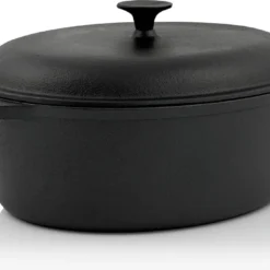 BBQ-Toro Gusseisen Bräter, 6,4 Liter - 33 X 26 Cm, Bereits Eingebrannt