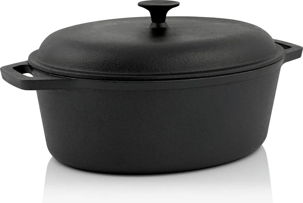 BBQ-Toro Gusseisen Bräter, 6,4 Liter - 33 X 26 Cm, Bereits Eingebrannt 3 BBQ-Toro Gusseisen Bräter, 6,4 Liter - 33 X 26 Cm, Bereits Eingebrannt