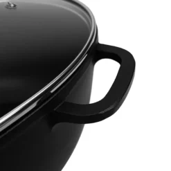 Aluguss Bräter Gänsebräter Schmorrtopf Alugussbräter Antihaft Mit Glasdeckel -Angebote Gourmet Kueche Store d93e66186664ba4ce8620e8b4991407b