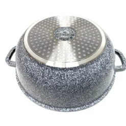 Graue Töpfe Und Kasserolle Mit Marmorbeschichtung -Angebote Gourmet Kueche Store da3aa7595637185908f4697c4ee2dcbd