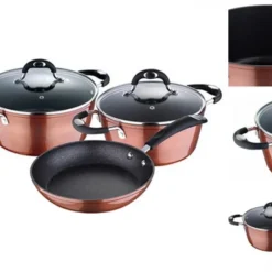Topfset Bergner Pandora Kupfer Geschmiedetes Aluminium 5 Teilig -Angebote Gourmet Kueche Store de78b6ea891071b4fa3f85d23b8918e9