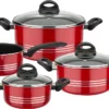 Kochtopf-Set Milano Color 4-tlg. ROT 2 Kochtopf-Set Milano Color 4-tlg. ROT -Angebote Gourmet Kueche Store e0d21bdfbf1f360aea72e96f03e45090