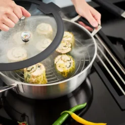 Rösle Schmorpfanne/Dampfgarer Mit Deckel Ø 28cm Silence Pro -Angebote Gourmet Kueche Store e38f3c7a46b83908f6c613ca8d0aa523