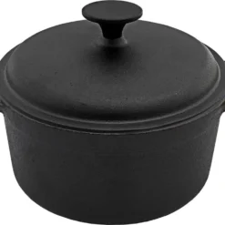 Gusseisen Topf Mit Deckel - Größe: Ø 20 Cm X 9 Cm