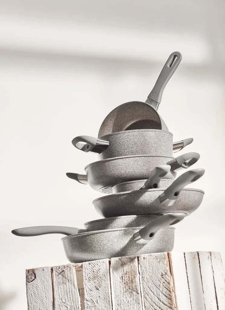 BALLARINI 75002-938-0, 2 L, Rund, Grau, Aluminium, Grau, Gas, Induktion 9 BALLARINI 75002-938-0, 2 L, Rund, Grau, Aluminium, Grau, Gas, Induktion – Bild 7