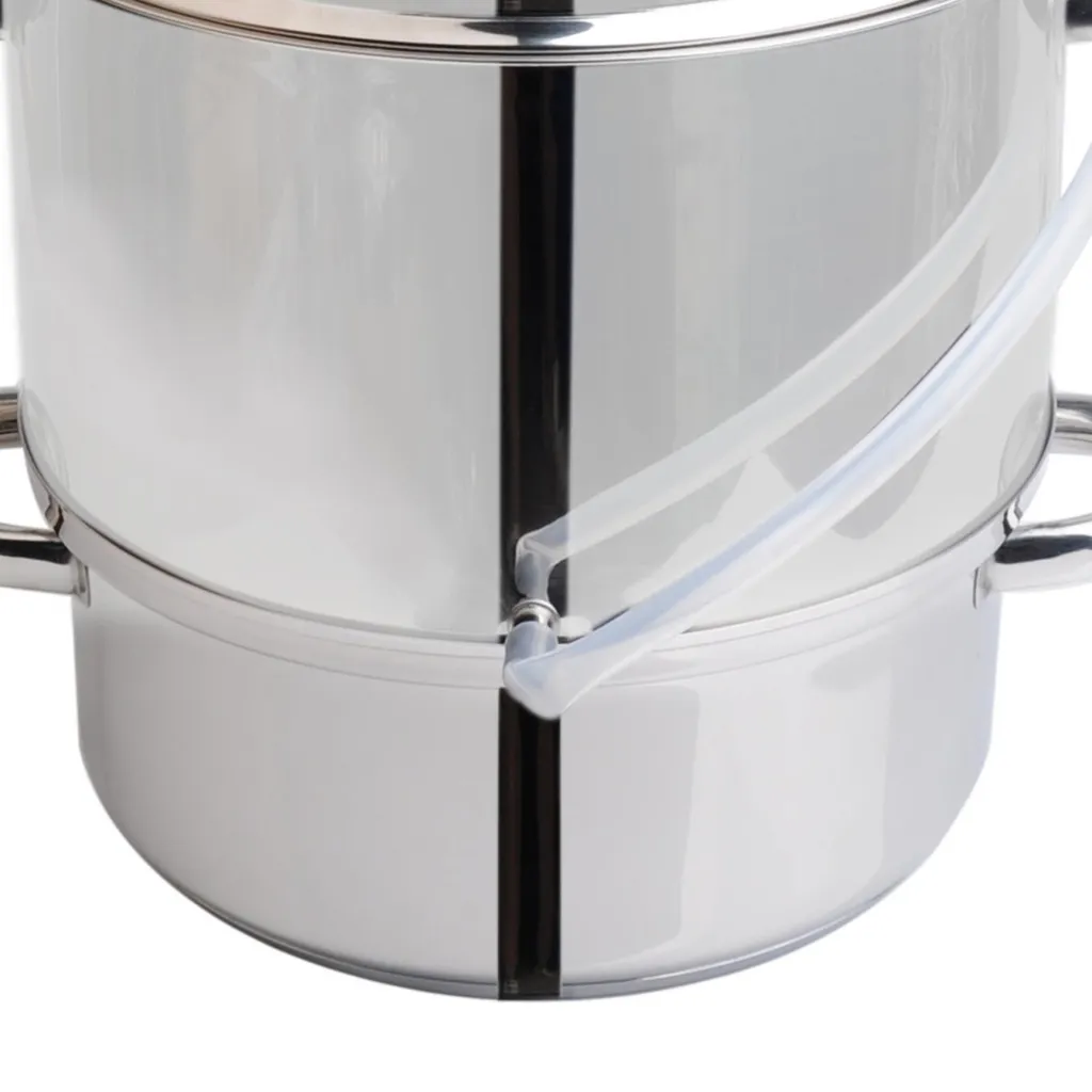 Grafner® XXL Edelstahl Dampfentsafter 8 Liter Mit Schlauch + Klemme Fruchtentsafter 11 Grafner® XXL Edelstahl Dampfentsafter 8 Liter Mit Schlauch + Klemme Fruchtentsafter – Bild 9