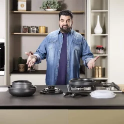 Lagostina Ingenio Essential, Schwarz, Grau, Weiß, Schwarz, Lagospot, Abnehmbar, Keramik, Gas, Versiegelte Platte, 16 Cm 21 Lagostina Ingenio Essential, Schwarz, Grau, Weiß, Schwarz, Lagospot, Abnehmbar, Keramik, Gas, Versiegelte Platte, 16 Cm -Angebote Gourmet Kueche Store eaa7bcf5ba94773a2b78e60b4691fb92